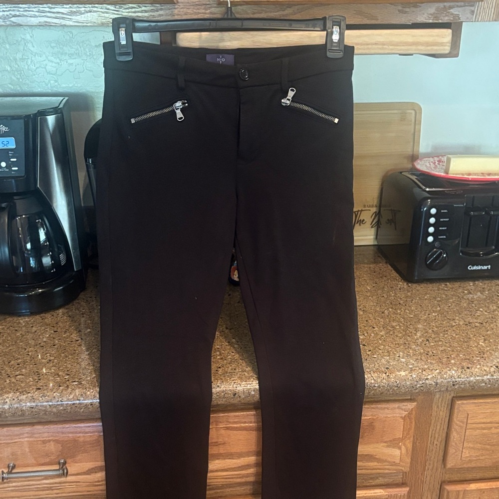 Classy Black Tailored Stretch Pants